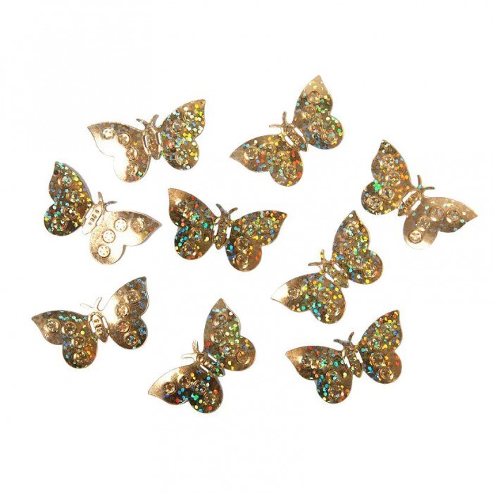 Confetti Holografic Fluturi Aurii