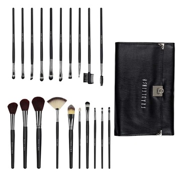 Set 20 pensule machiaj profesionale Fraulein38 - Black Design Set 20 pensule machiaj profesionale Fraulein38 - Black Design