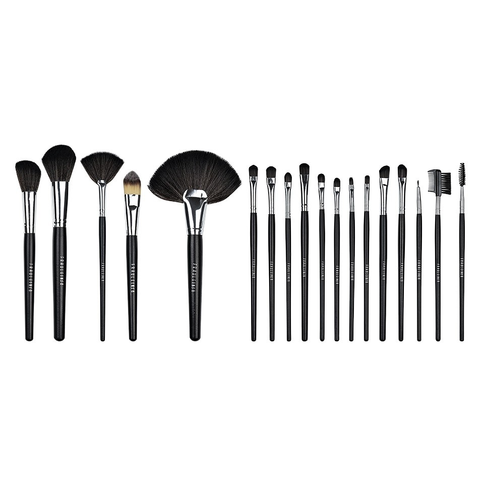 Set 18 pensule machiaj Fraulein38 Studio Black