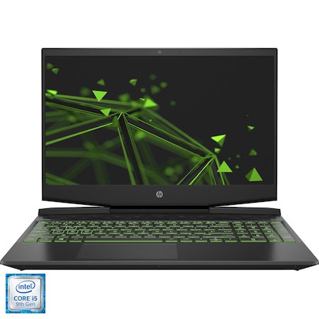 Laptop Gaming HP Pavilion 15-dk0025nq cu procesor Intel® Core™ i5-9300H pana la 4.10 GHz Coffe Lake, 15.6", Full HD, 8GB, 256GB SSD, Nvidia GeForce GTX 1650 4GB, Free DOS, Shadow Black