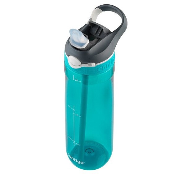 Sticla de apa pentru activitati in aer liber - ASHLAND Scuba/Albastru oceanic 720 ml, Contigo