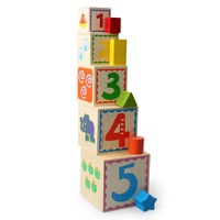 set turn montessori 5 cuburi de lemn cu sortator forme geometrice imagen 11_1_
0
