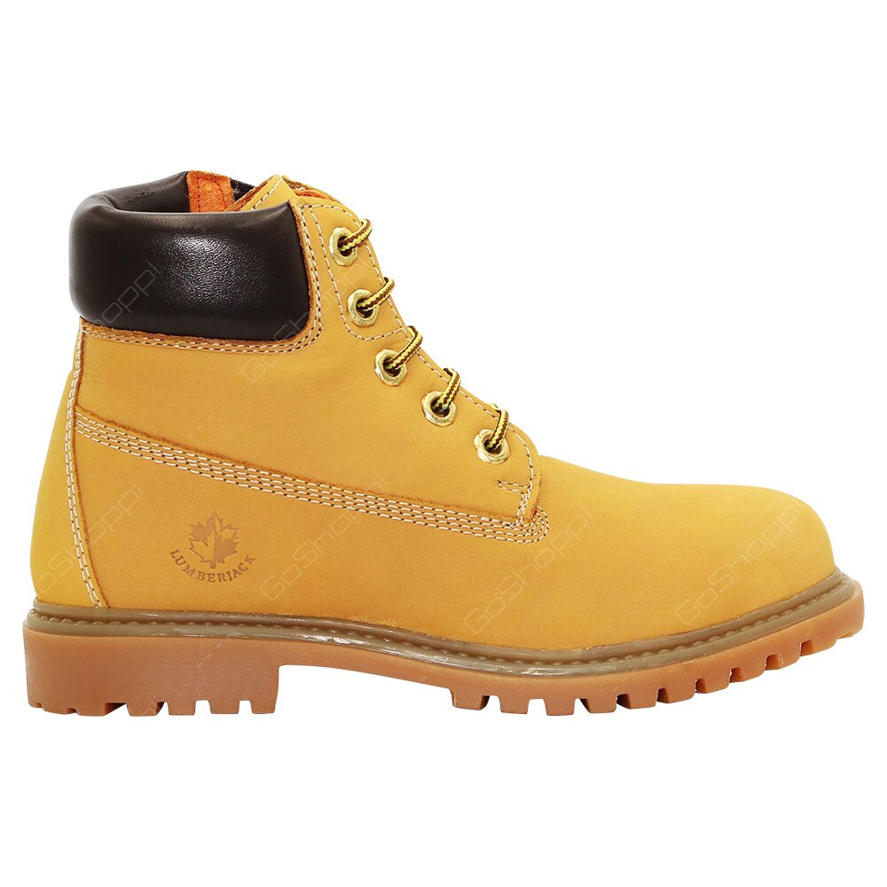 Bocanci Lumberjack River, Galben/Maro inchis, Piele naturala 33EU