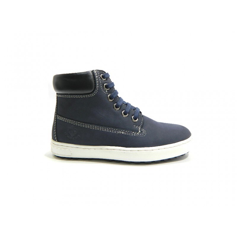 Ghete Lumberjack Oklahoma Piele naturala, Bleumarin