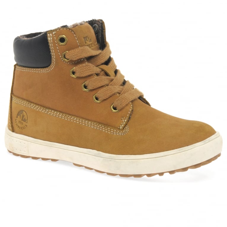 Ghete Lumberjack New Try, Piele nabuc, maro