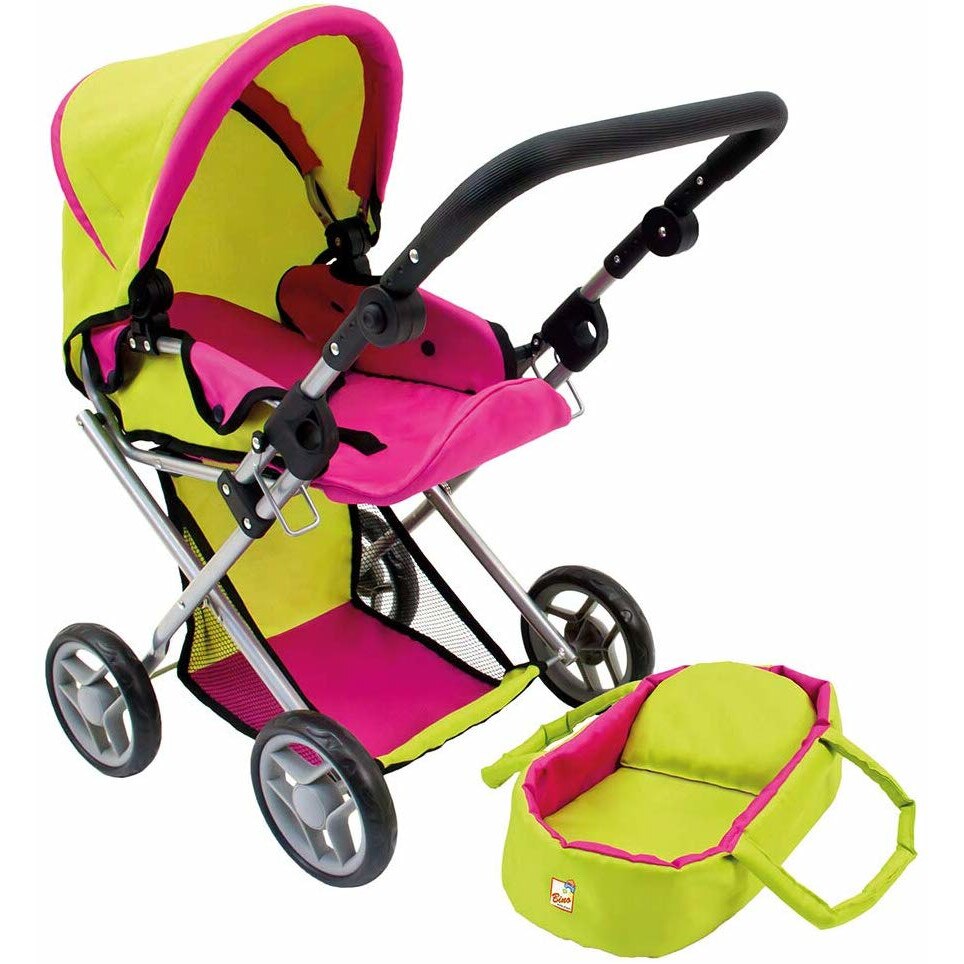 Carucior pentru papusi Paula 3 in 1, 82910 Bino Toys