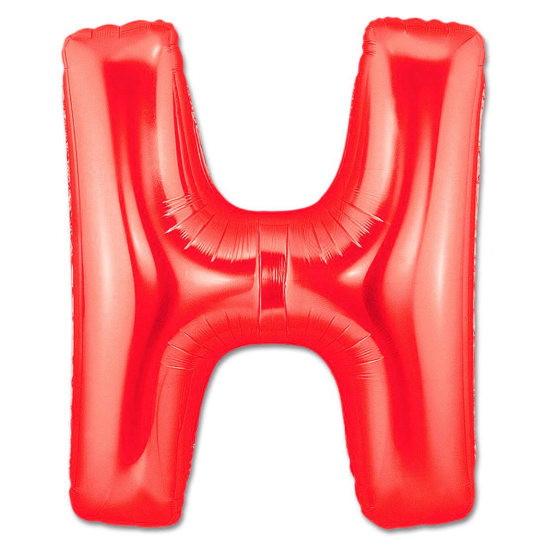 Balon folie, litera H, Culoare Rosu, 41cm, 1 buc