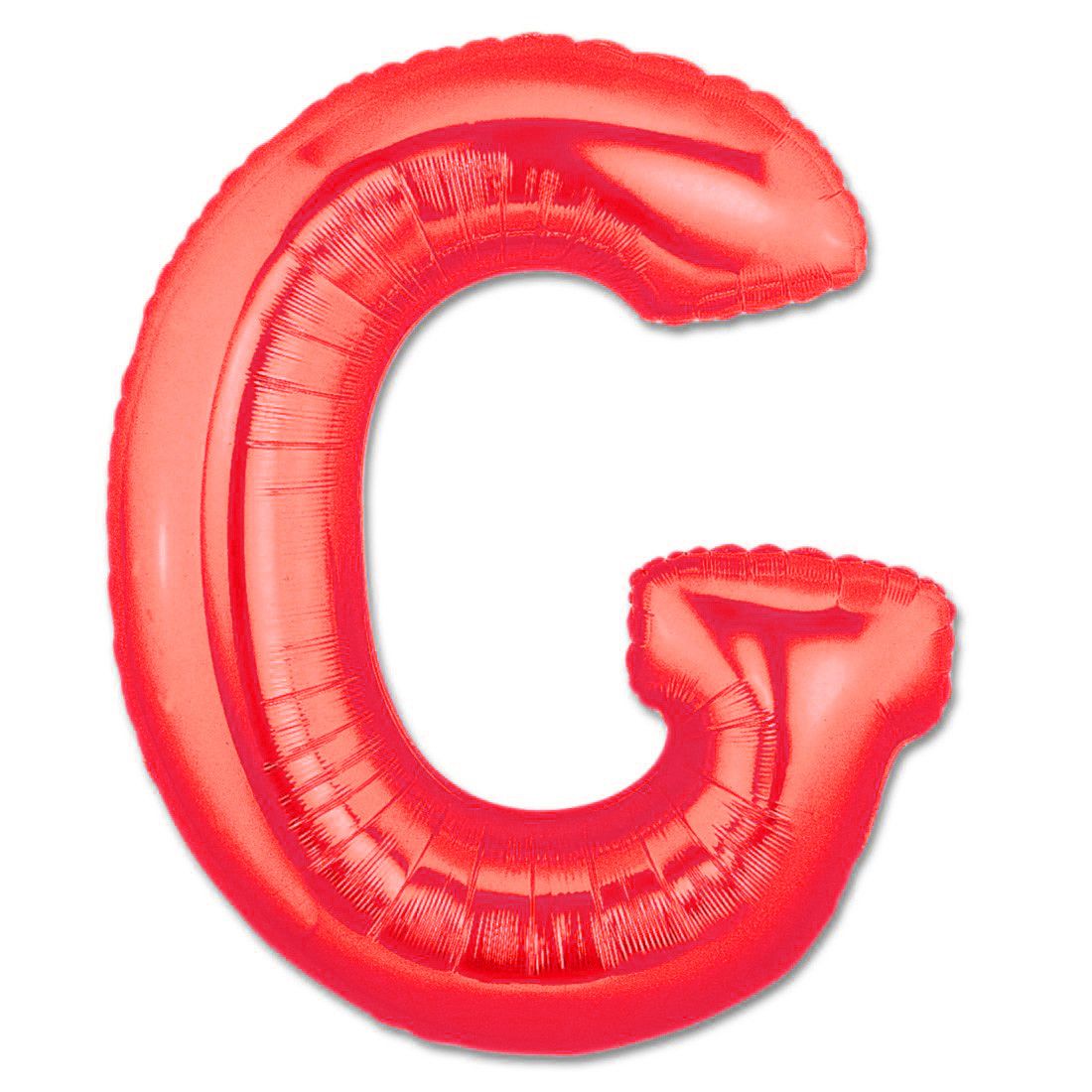 Balon folie, litera G, Culoare Rosu, 41cm, 1 buc