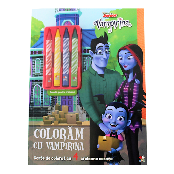 Disney. Vampirina. Coloram cu Vampirina (contine 4 creioane cerate)