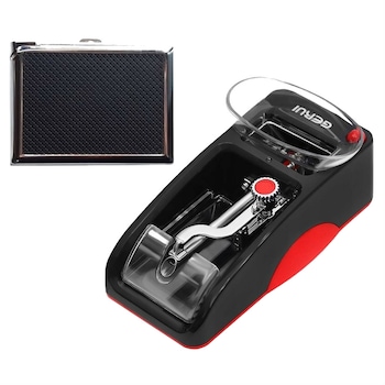 Set format din Aparat Electric de Facut Tigari cu Tabachera si bricheta Set format din Aparat Electric de Facut Tigari cu Tabachera si bricheta