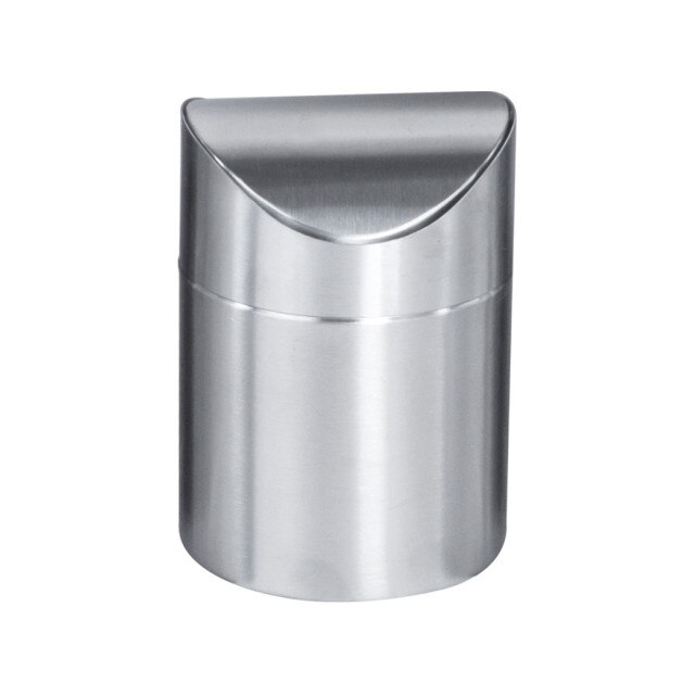 Cos pentru birou RAKI inox cu capac batant 1,25lt