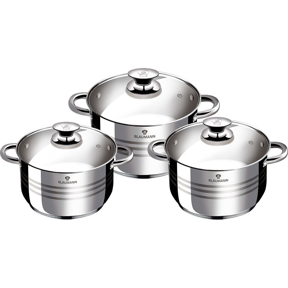 Set de gatit inox 6buc. Blaumann BL-3174