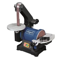 Masina de slefuit cu banda si disc Scheppach BTS700 SCH4903304901, 250 W, 816 RPM, 125 mm diametru disc, 762x25.4 mm banda slefuire, 90° - 45° unghi reglare