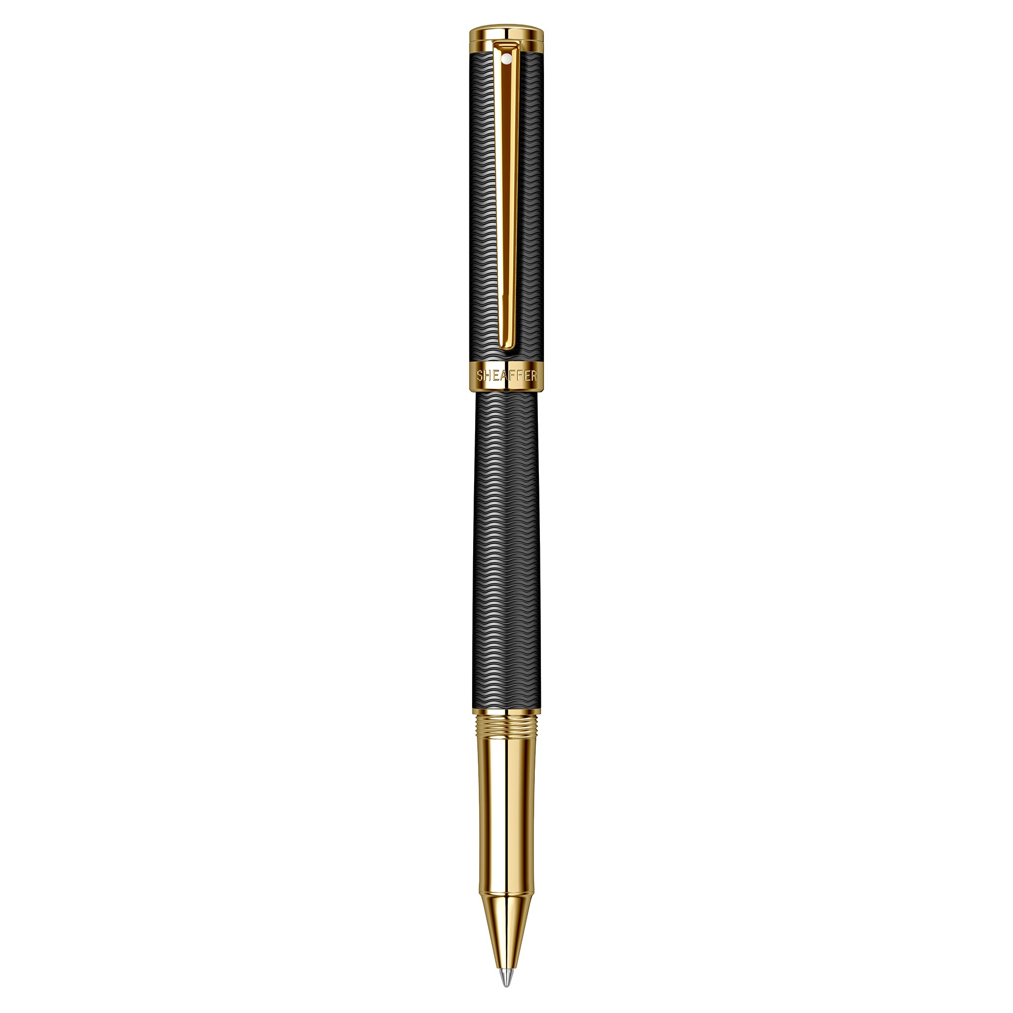 Roller Sheaffer Intensity Engraved Matte Black GT, negru