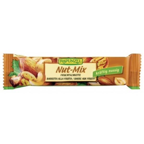 Baton cu fructe nuci si alune, Rapunzel, 40g