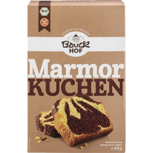 Mix pentru chec marmorat fara gluten, Bauck Hof, 415g