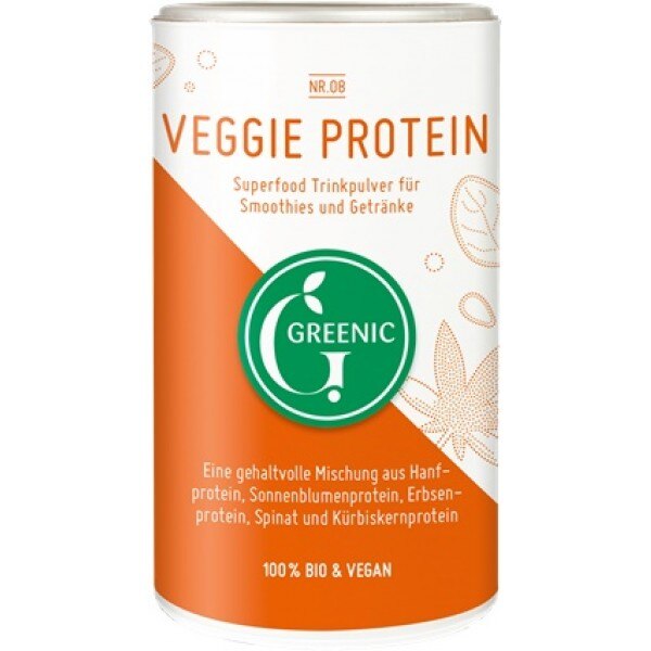 Pudra cu proteina vegetala pentru baut, Greenic, 150g