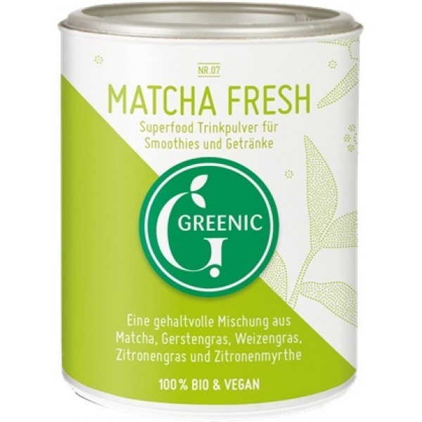 Pudra matcha fresh pentru baut, Greenic, 80g