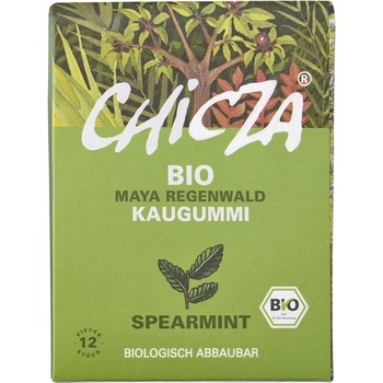 Guma de mestecat spearmint bio 30g Chicza Guma de mestecat spearmint bio 30g Chicza