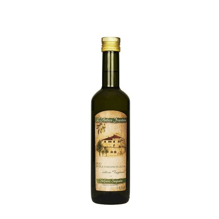 Ulei italian extravirgin de masline Taggiasche, L'Antico Frantoio Stefano Saguato 500ml