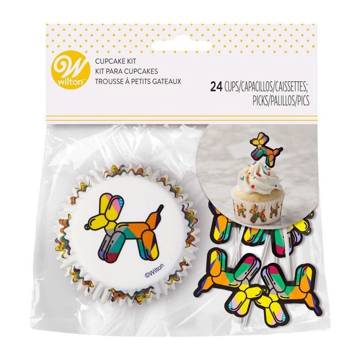 Sütőpapír forma készlet muffinokhoz, 24 db, Wilton, 5 x 3 cm
