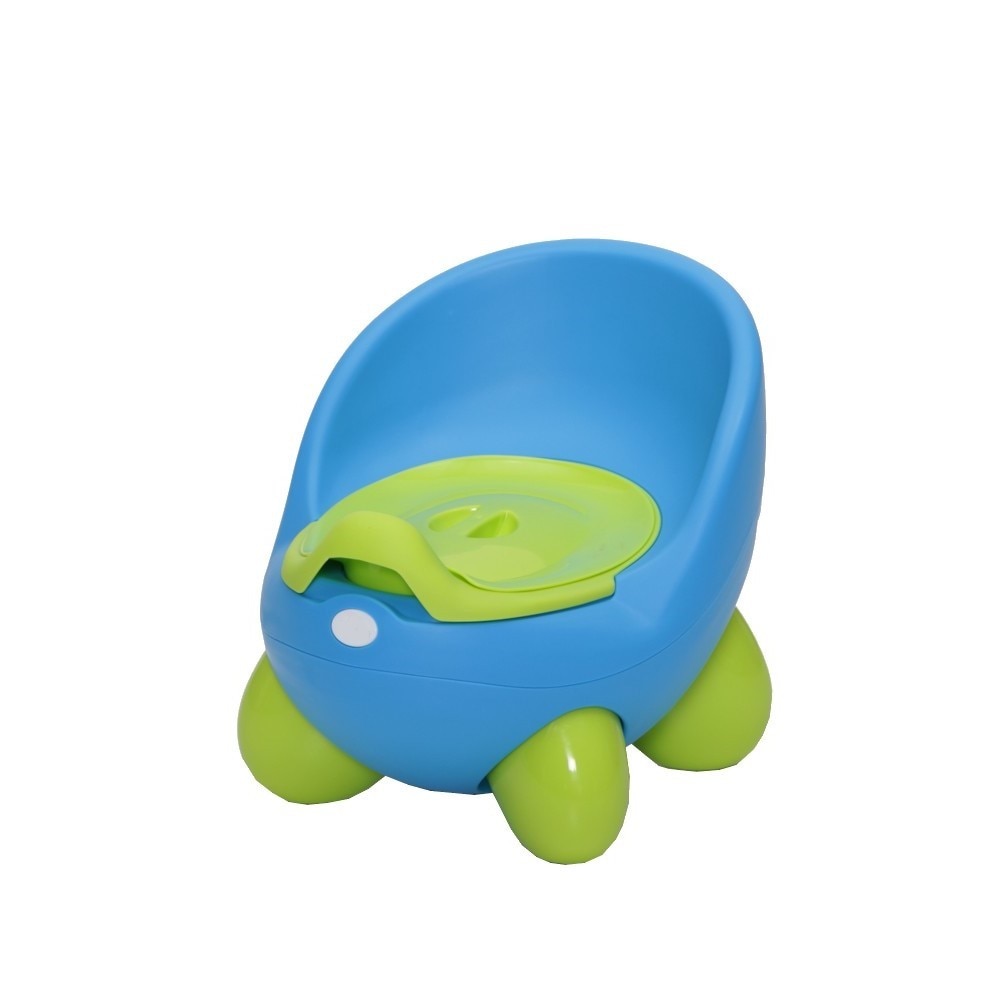 Olita pentru copii NOVOKIDS™ Little Potty , vas detasabil, plastic non toxic, cu capac , model futurist , Albastru