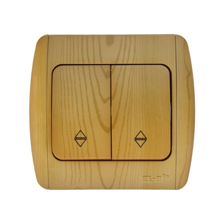 Intrerupator dublu cap-scara ELBI Zirve Fix СХ 6, 10A, 230V, fag