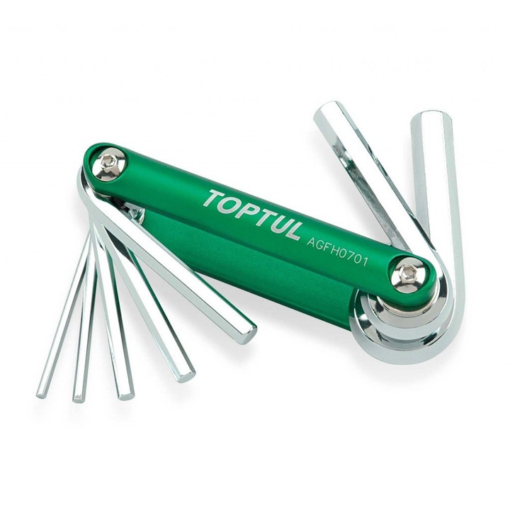 7 в 1 шестоъгълен шестостенен ключ 2.5-10mmToptul