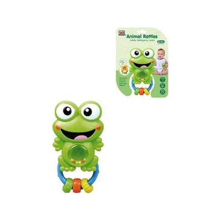 Jucarie interactiva pentru bebelusi, Regio, Plastic, 8 x 14 x 3 cm, Verde