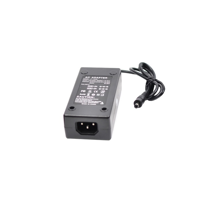 Incarcator universal pentru laptop-uri , 9 conectori , voltaj reglabil 12-24 V , negru