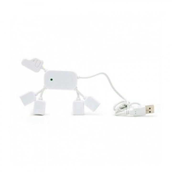 USB adapter kutya alakú, fehér