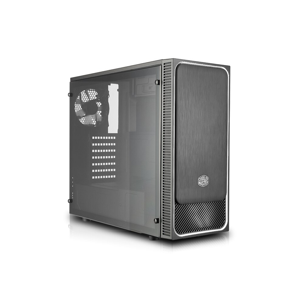 Carcasa Cooler Master MasterBox E500L WHITE LED fan