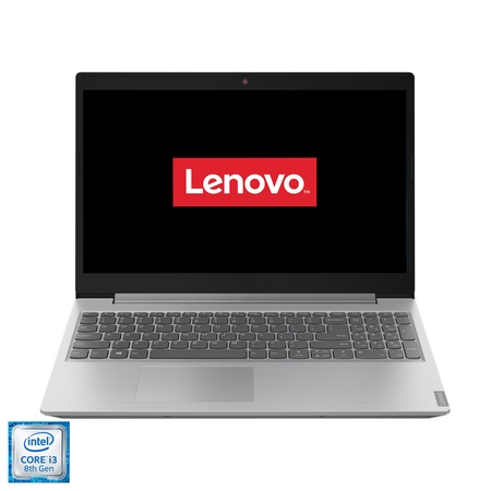 Laptop ultraportabil Lenovo ideapad L340-15IWL cu procesor Intel Core i3-8145U pana la 3.90 GHz, 15.6", Full HD, 4GB, 512GB SSD, Intel UHD Graphics 620, Free DOS, Platinum Grey