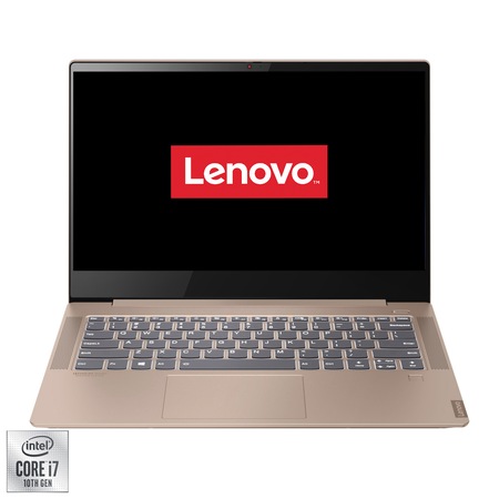 Laptop ultraportabil Lenovo ideapad S540-14IML cu procesor Intel Core i7-10510U pana la 4.90 GHz Comet Lake, 14", Full HD, IPS, 12GB, 1TB SSD, Intel UHD Graphics, Free DOS, Copper
