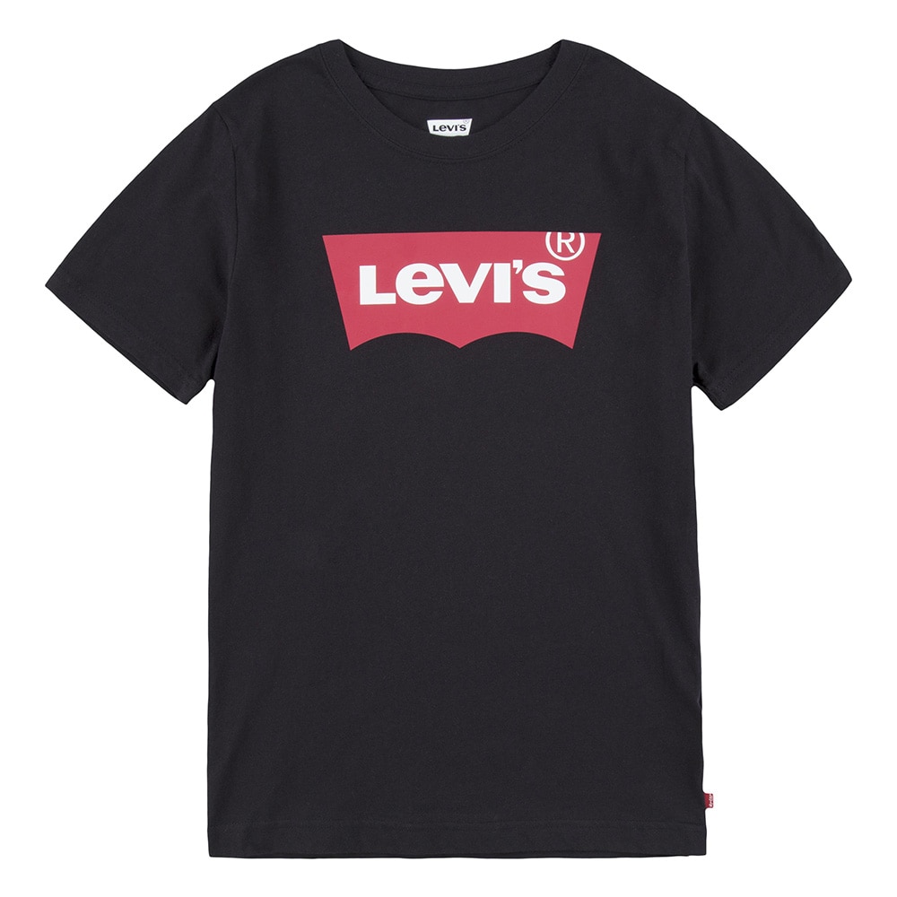 Levi's, Tricou cu imprimeu logo, Rosu, Negru, 152 CM