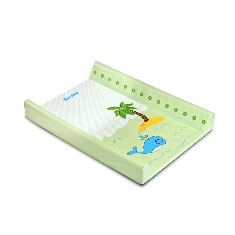 Saltea de infasat rigida cu taliometru 70 x 50 cm Sensillo STSO-V, Verde