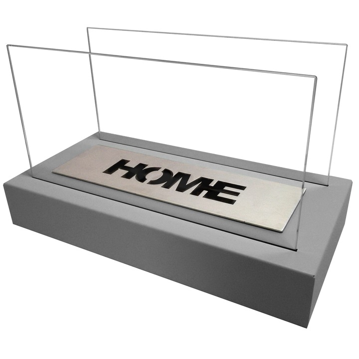 Камина на биоетанол модел Гард T, сив мат, биокамина от Fria Fire