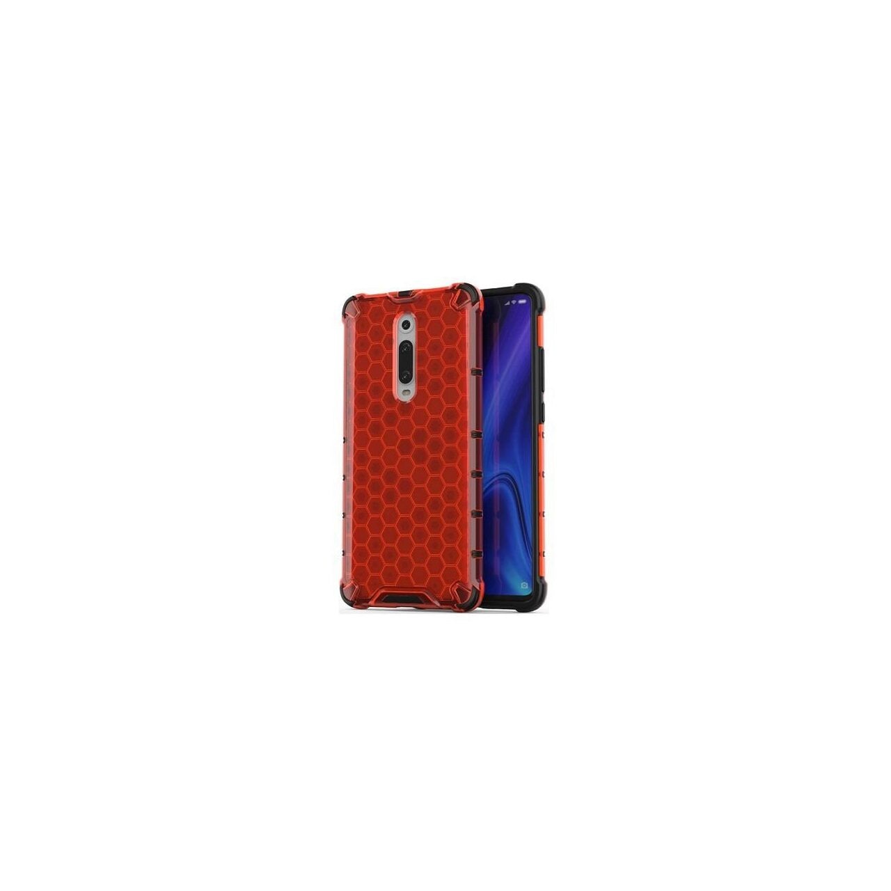 Husa Xiaomi Mi 9T,Mi 9T Pro,Redmi K20 Pro - iberry HoneyComb Rosu