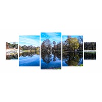 set 7 tablouri multicanvas parc nicolae romanescu - reflexie 90x230 cm imagen 7_0_
0