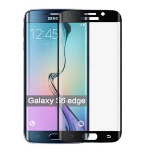 Folie protectie de sticla 9H pentru Samsung Galaxy S6 Edge Plus, Negru