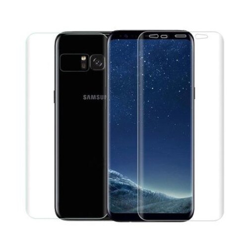Folie protectie flexibila 9H, fata-spate pentru Samsung Galaxy S8, Transparent