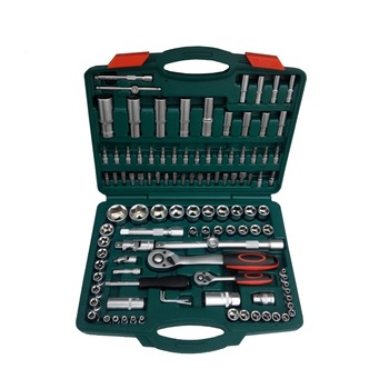 Trusa chei tubulare si biti Troy T26102, 108 piese Trusa chei tubulare si biti Troy T26102, 108 piese