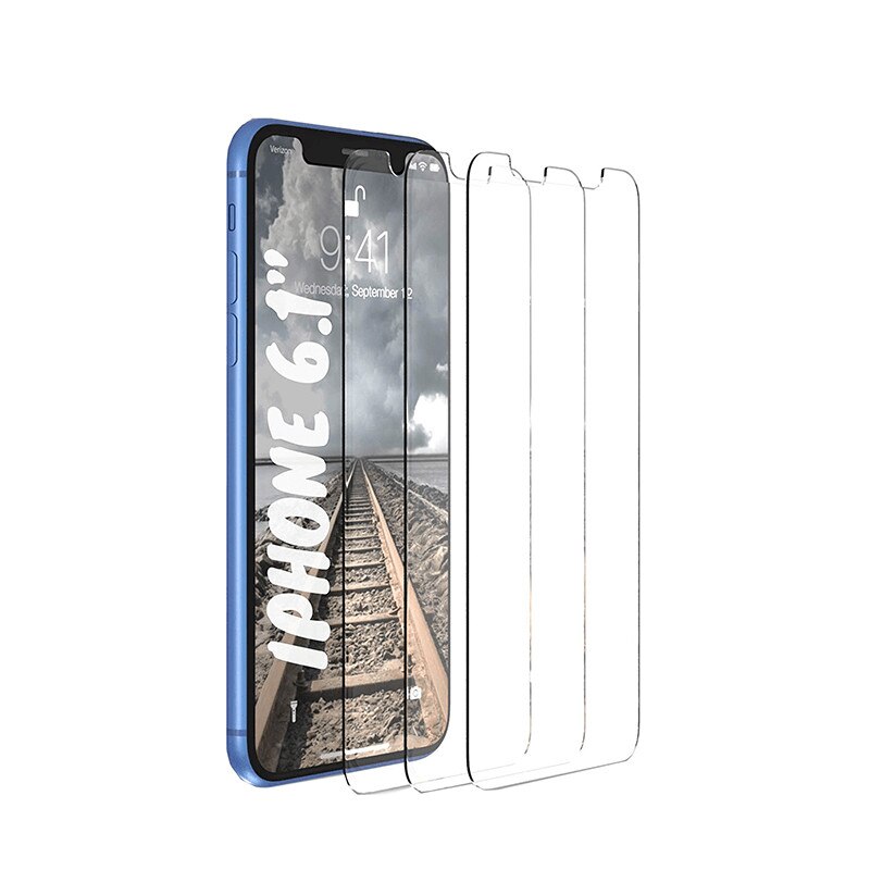 Set 3 folii protectie sticla securizata flexibila pentru iPhone 11 / iPhone XR