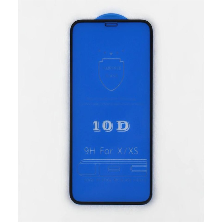 Quasar&Co. 10D-es üvegfólia, 6.5", 0.18 mm, iPhone X / XS / 11 Pro készülékhez