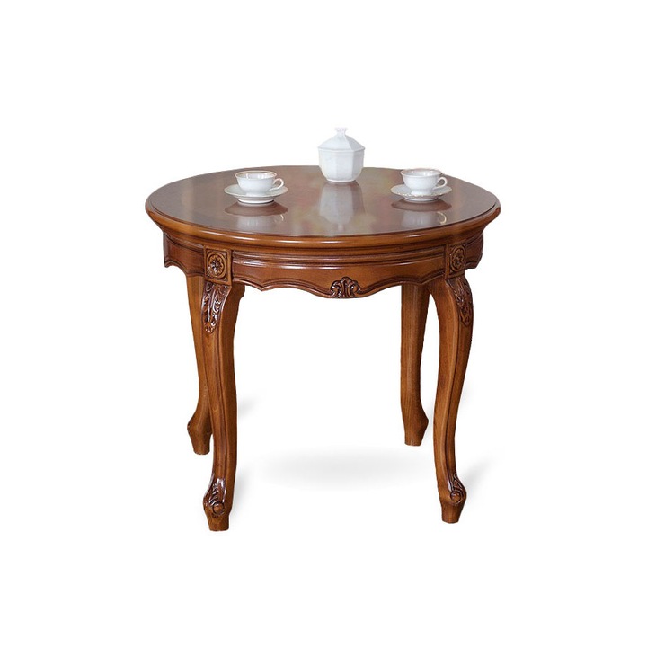 Masuta rotunda Contemporan, Simex, nuc, 65x65x56 cm