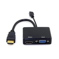 adaptor convertor 2 in 1 de la hdmi tata la hdmi si vga  35 audio pentru tv sau monitor - phuture imagen 55_0_
0