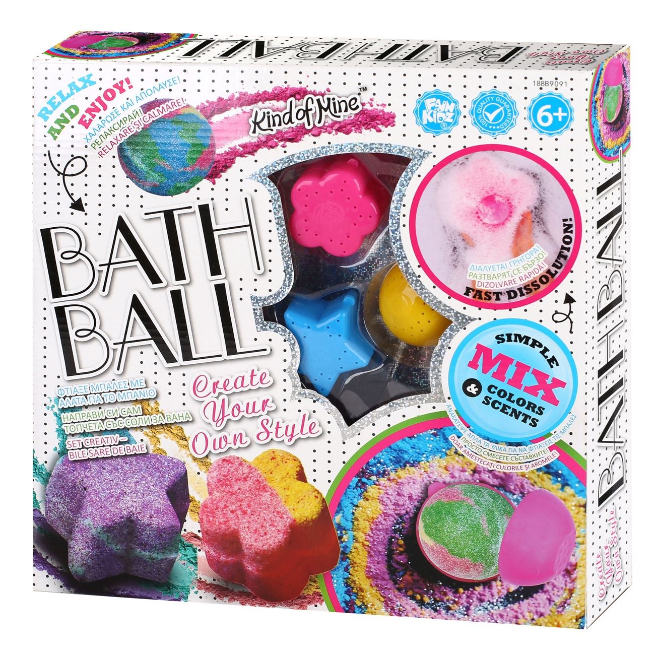 Set sapun de baie , multicolor, diferite modele, 3 matrite, pentru fete