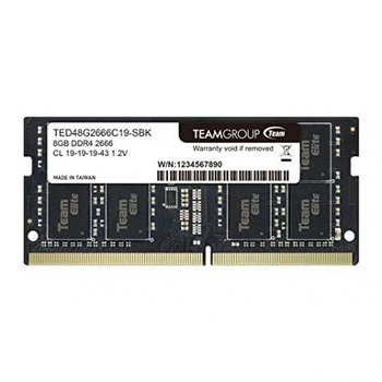 Memorie Team Group Elite DDR4 SO-DIMM 8GB 2666MHz CL19-19-19-43 1.2V TED48G2666C19-S01 Memorie Team Group Elite DDR4 SO-DIMM 8GB 2666MHz CL19-19-19-43 1.2V TED48G2666C19-S01