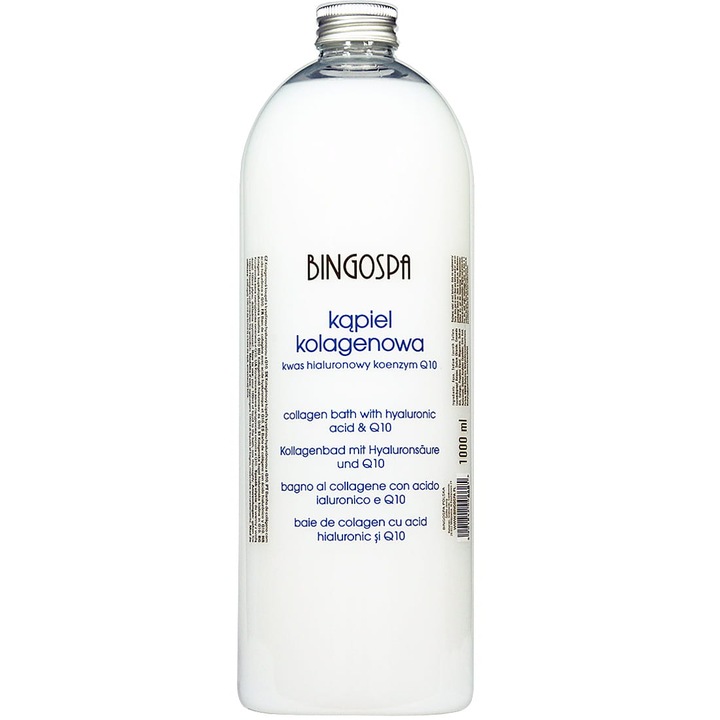 Solutie pentru baie cu colagen si coenzima Q10 BingoSpa, 1000 ml