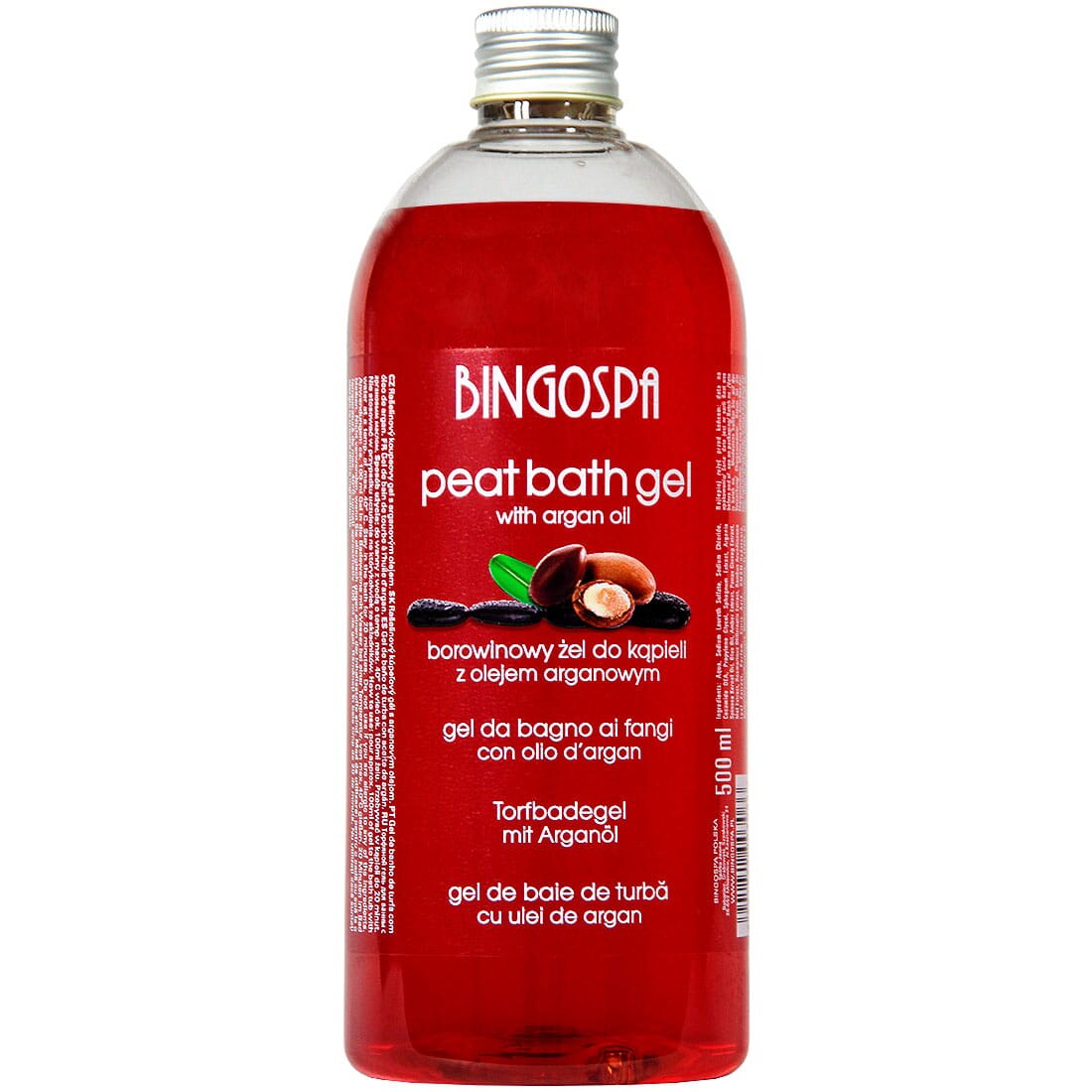 Gel de dus cu namol si ulei de argan BingoSpa, 500 ml